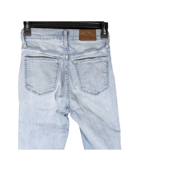 Madewell Light Blue Denim High Rise Skinny Jeans Women's Size 4 - Picture 5 of 10